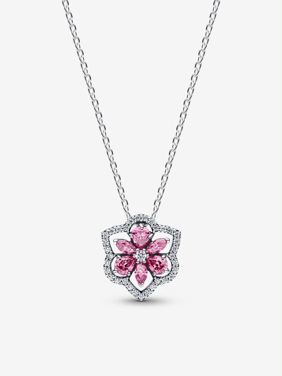 Set De Regalo Pandora Herbario Rosado Brillante