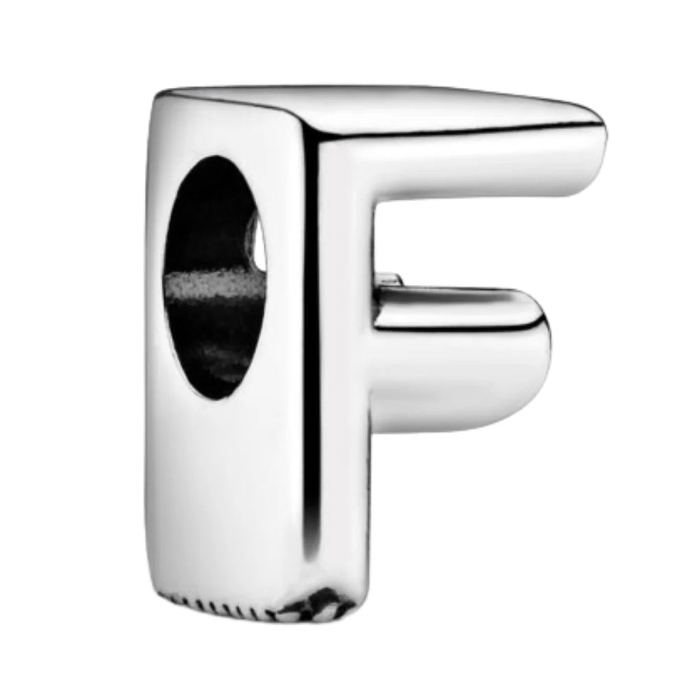 Charm Pandora Inicial De el Abecedario de A - Z Estilo Globo