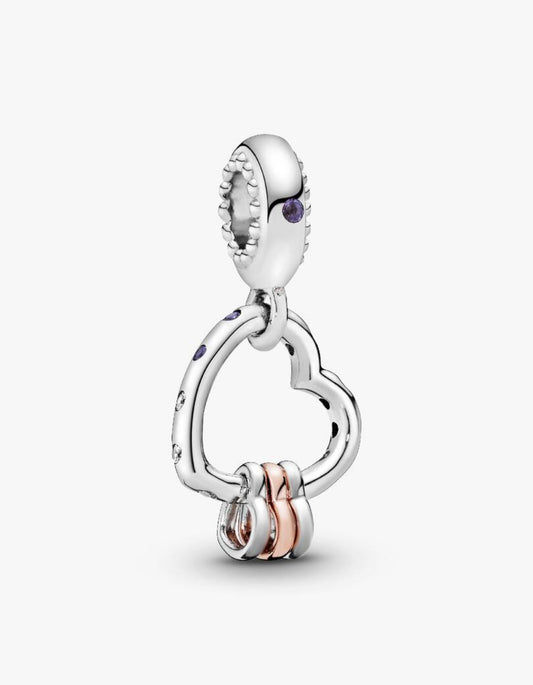 Charm Pandora Colgante Corazón Lleno de Corazones