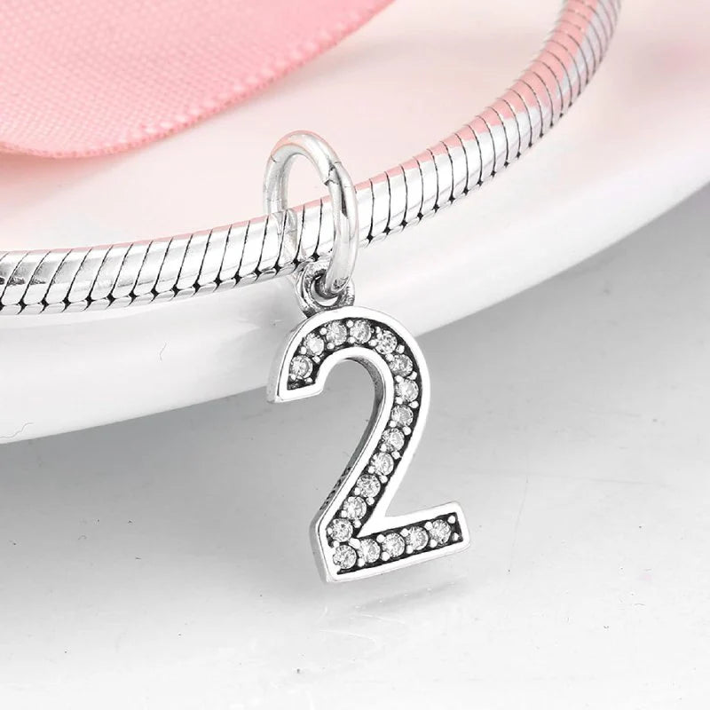 Charm Pandora Números 1-9