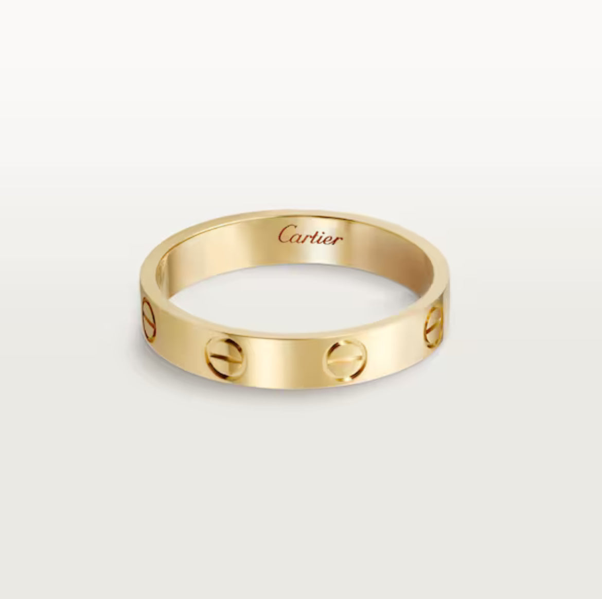 Anillo Cartier Love Dorado