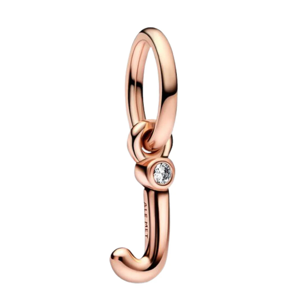 Charm Pandora Inicial Abecedario de la A - Z minúscula Rose Gold