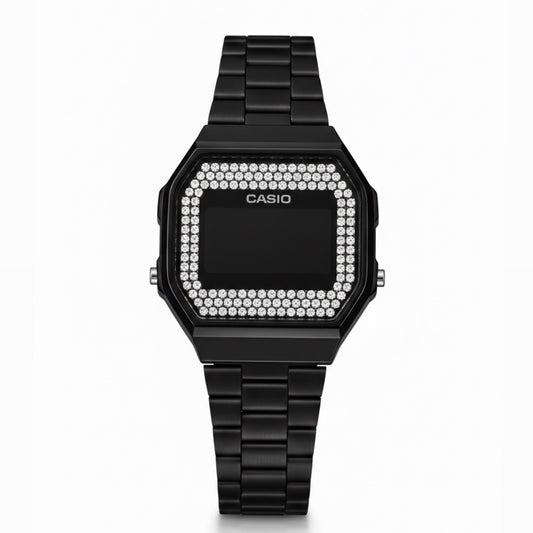 Reloj Casio Vintage Brillante Negro