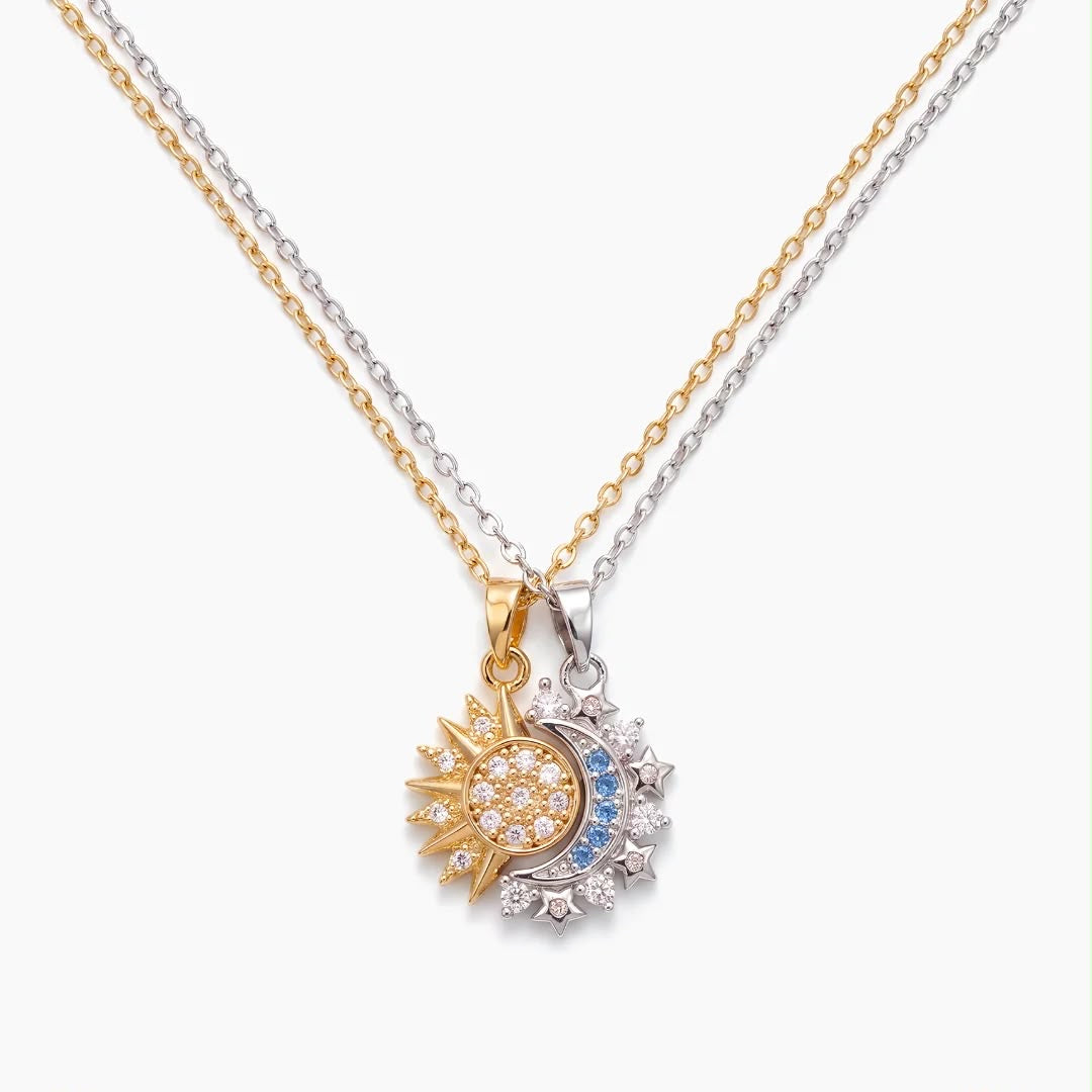 Collares Pandora En Set Sol Y Luna