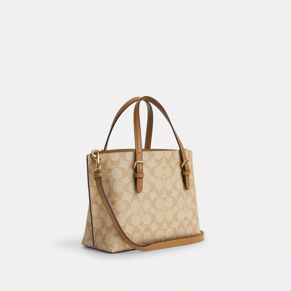 Cartera Mediana coach Mollie Tote Bag 25 Café Con Caja