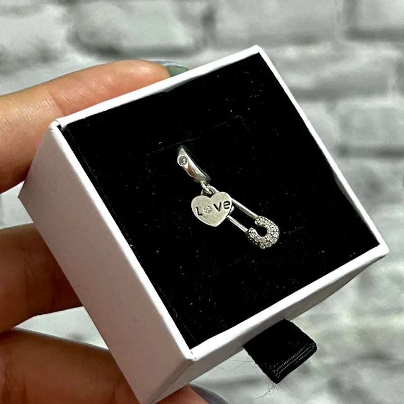 Charm Pandora Broche de Bebé Imperdible Amor