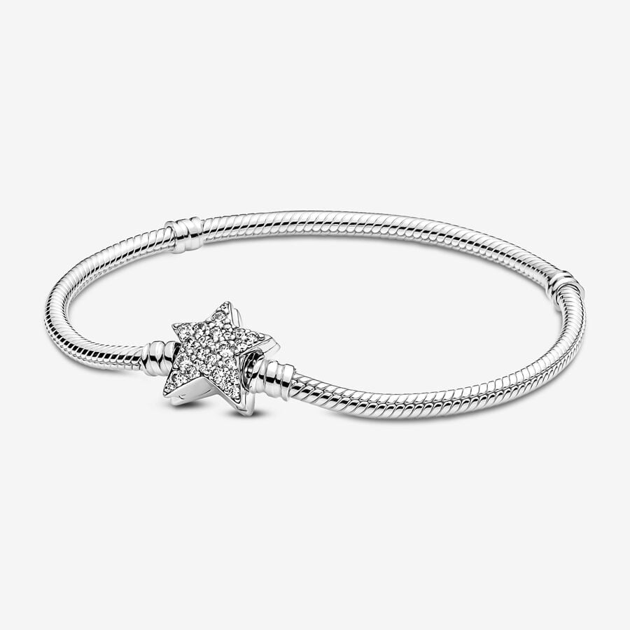 Pulsera Pandora Moments con cierre de Estrella Asimétrica