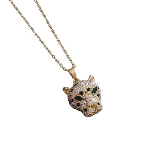 Collar Cartier De Leopardo Brillante