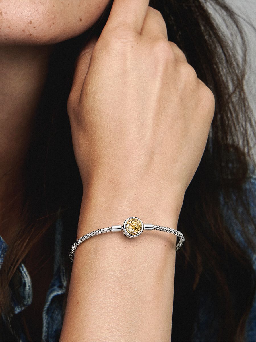 Pulsera Pandora Moments Cadena con Tachuelas con Cierre Casa Sigil de Juego de Tronos