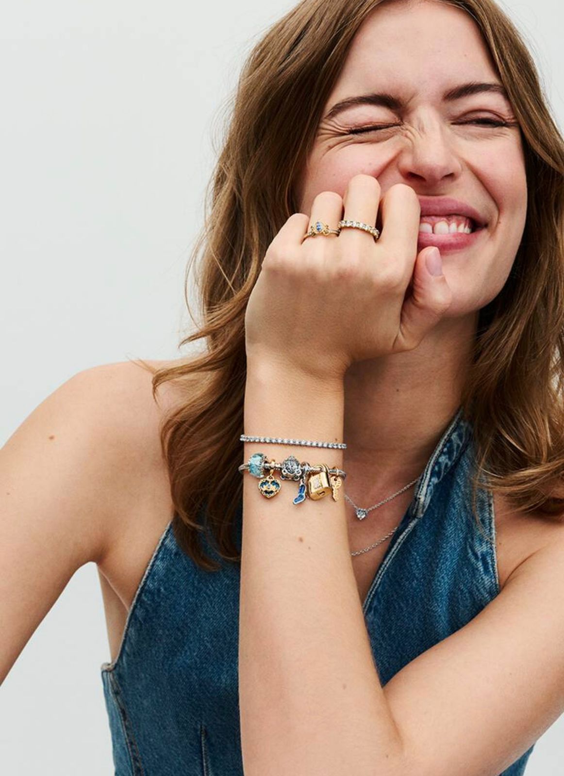 Brazalete Pandora De Tenis Deslizante Reluciente