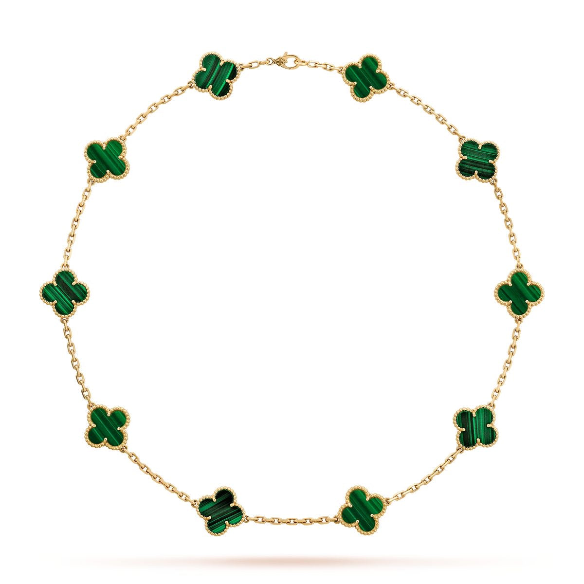 Collar Van Cleef Vintage Alhambra Verde