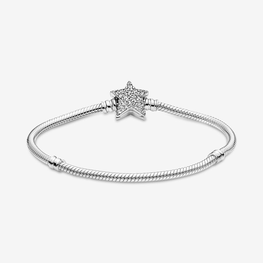 Pulsera Pandora Moments con cierre de Estrella Asimétrica