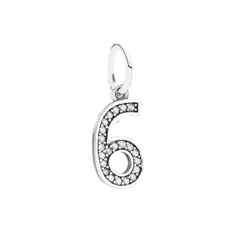 Charm Pandora Números 1-9