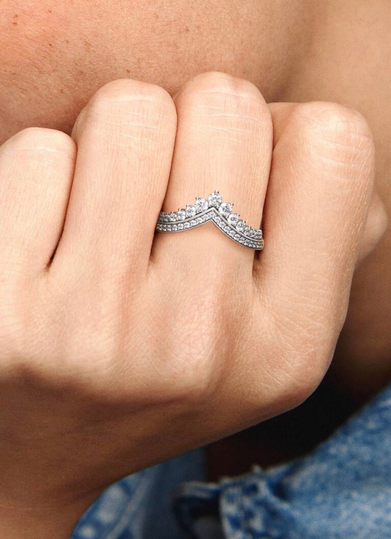 Anillo Pandora Deseo Clásico Princesa