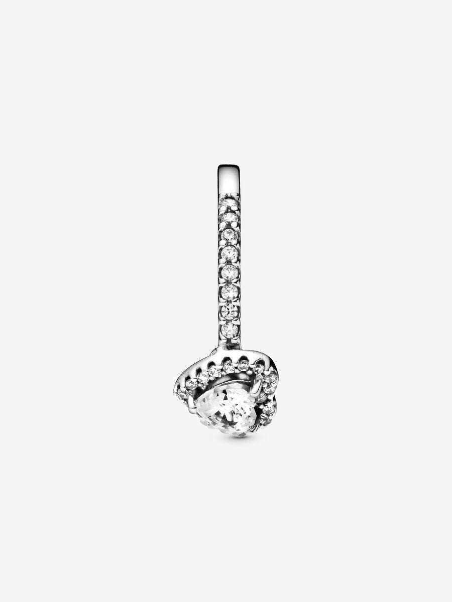 Anillo Pandora De Corazón Blanco Brillante