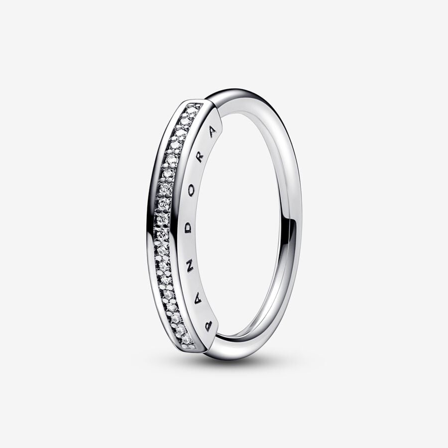 Anillo Pandora Signature I-D Pave