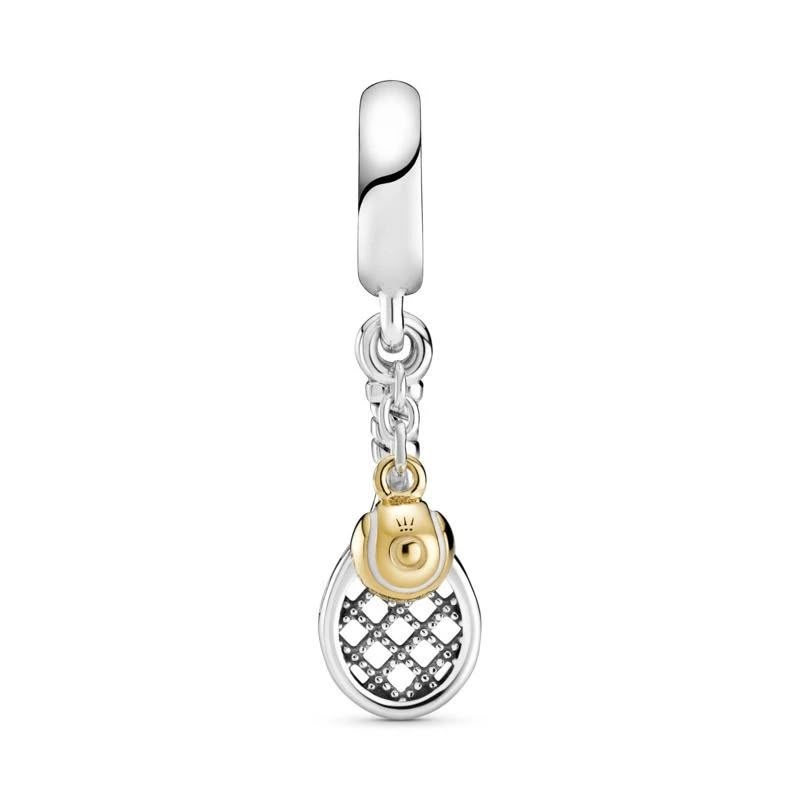 Charm Pandora Colgante Raqueta y Pelota De Tenis