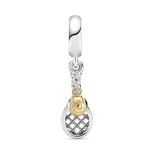 Charm Pandora Colgante Raqueta y Pelota De Tenis