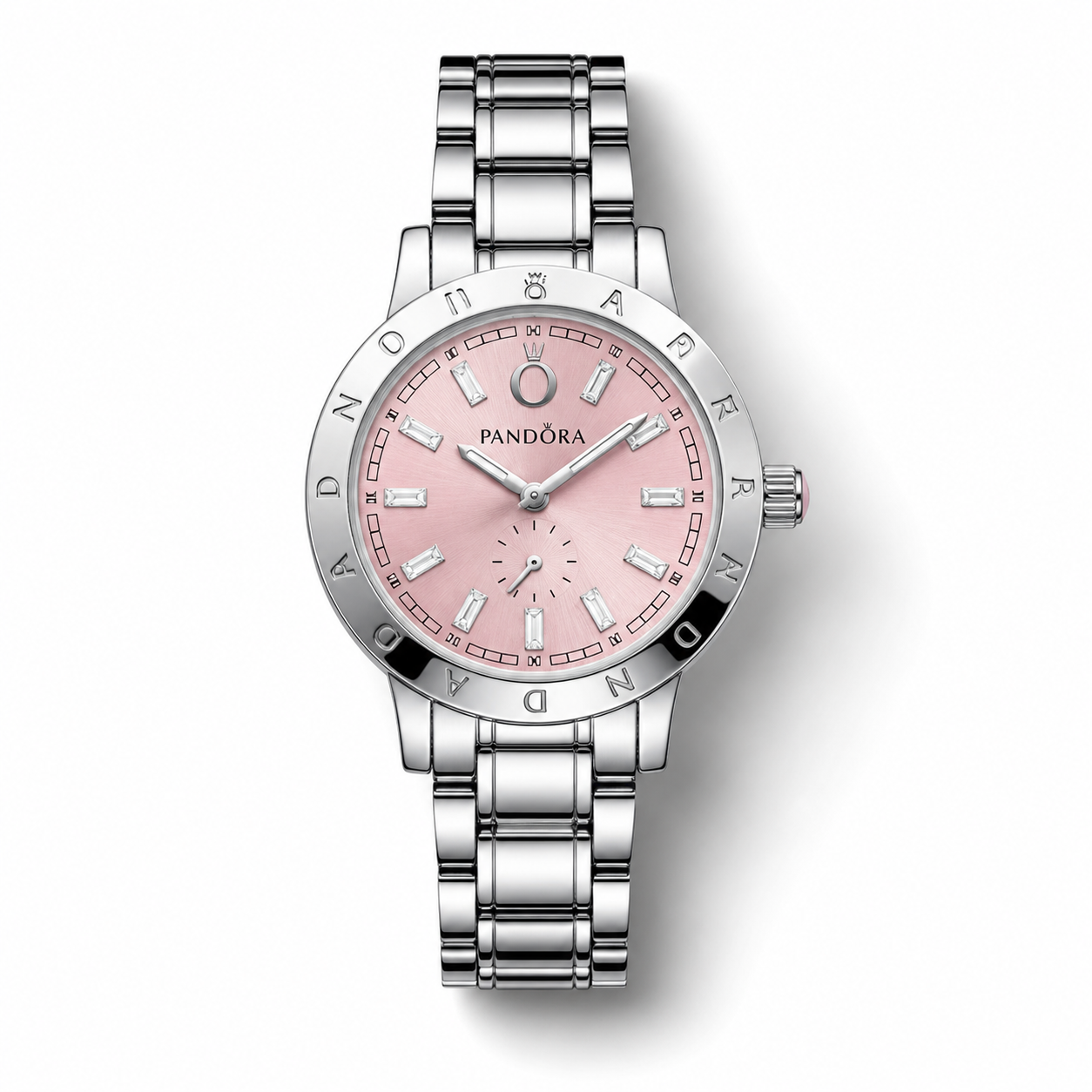 Reloj Pandora Luxury Rosa Calidad Alta