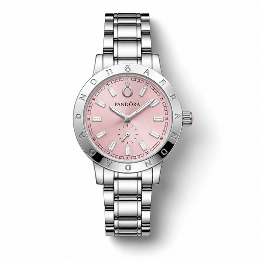 Reloj Pandora Luxury Rosa Calidad Alta