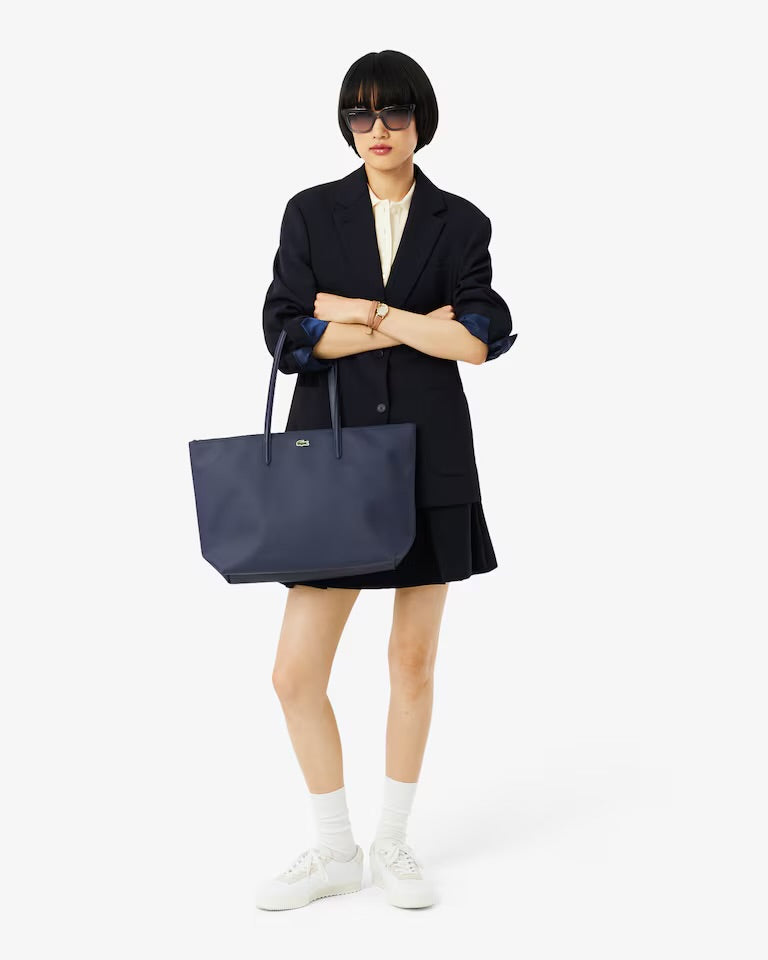 Cartera Lacoste tote grande L.12.12 Azul