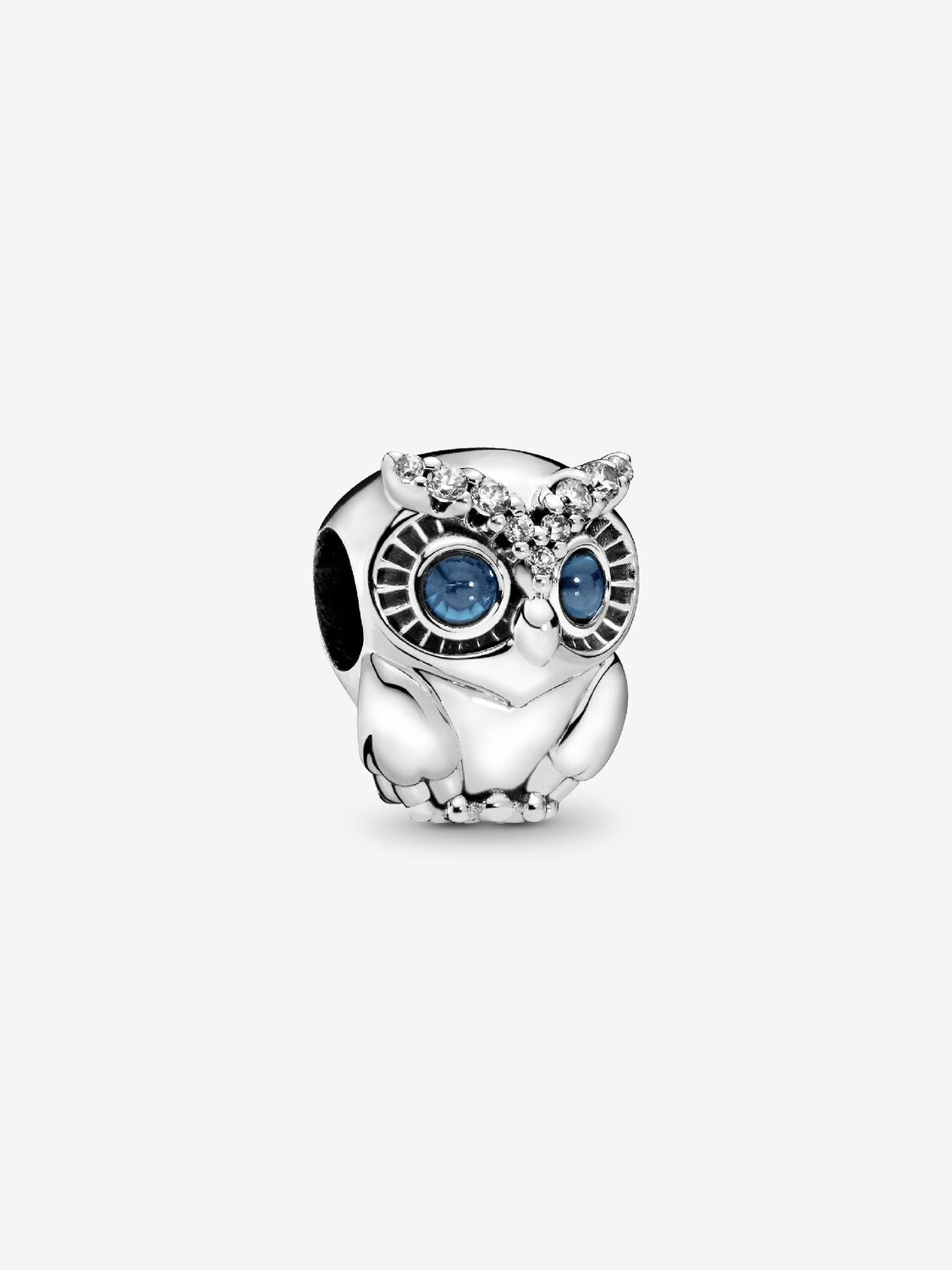 Charm Pandora Búho Brillante Azul