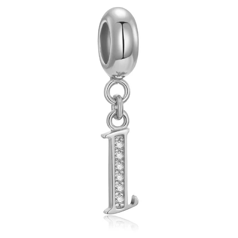 Charm Pandora Inicial Abecedario Cursiva Colgante De La A-Z