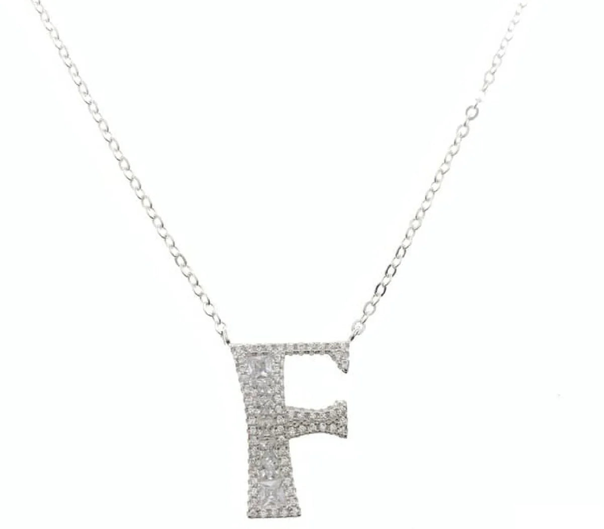 Collar De Inicial Brillante
