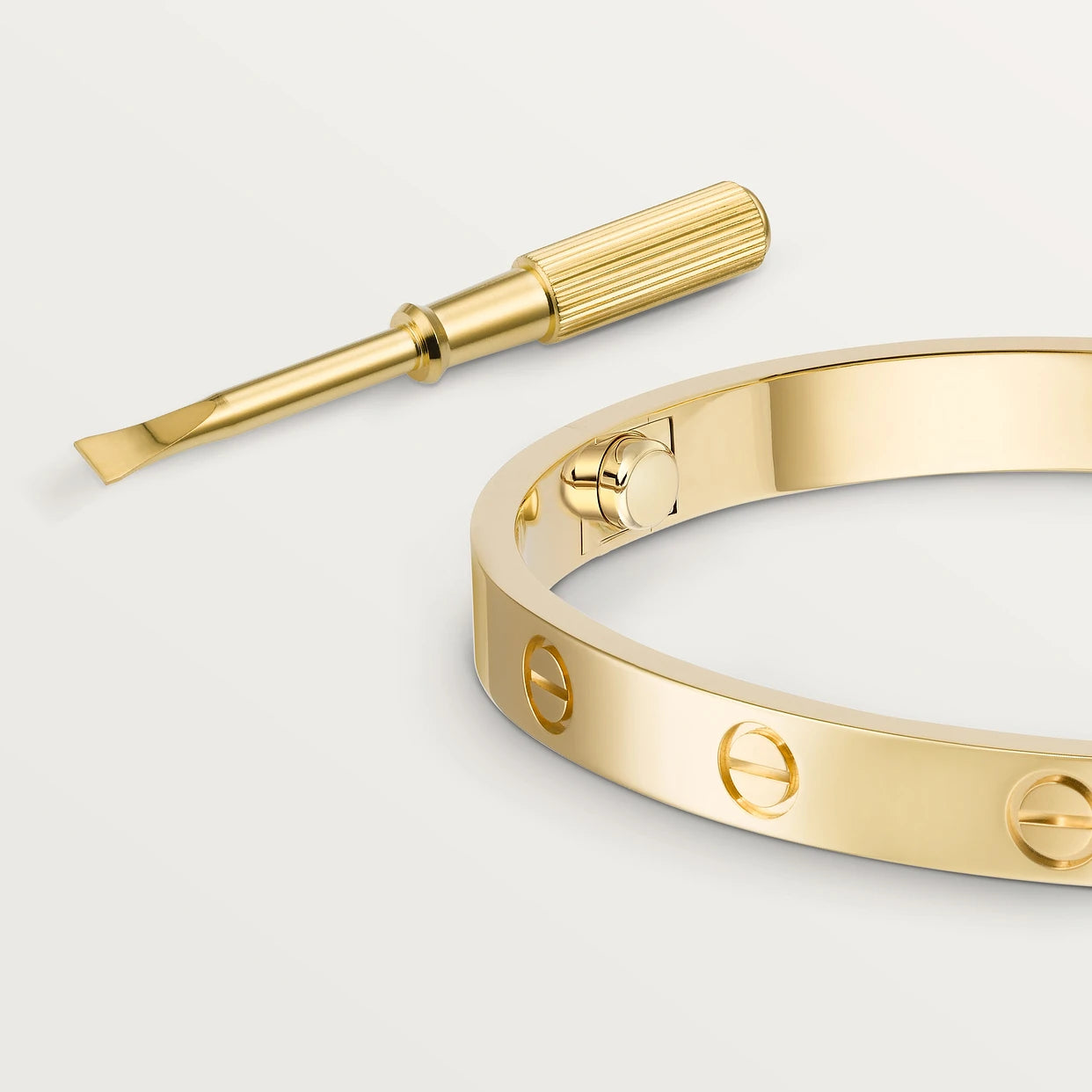 Pulsera Cartier Love Dorada