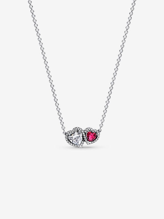 Collar Pandora Halo Corazones