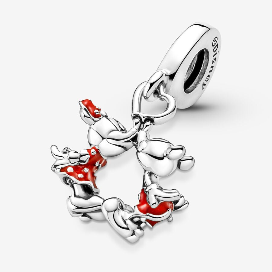 Charm Pandora Colgante Beso de Mickey y Minnie Mouse de Disney