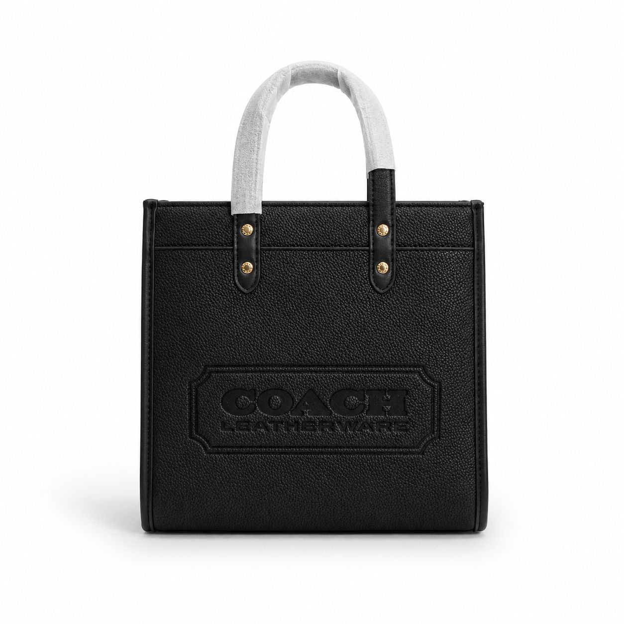 Cartera Tote Coach Field 30 en negro