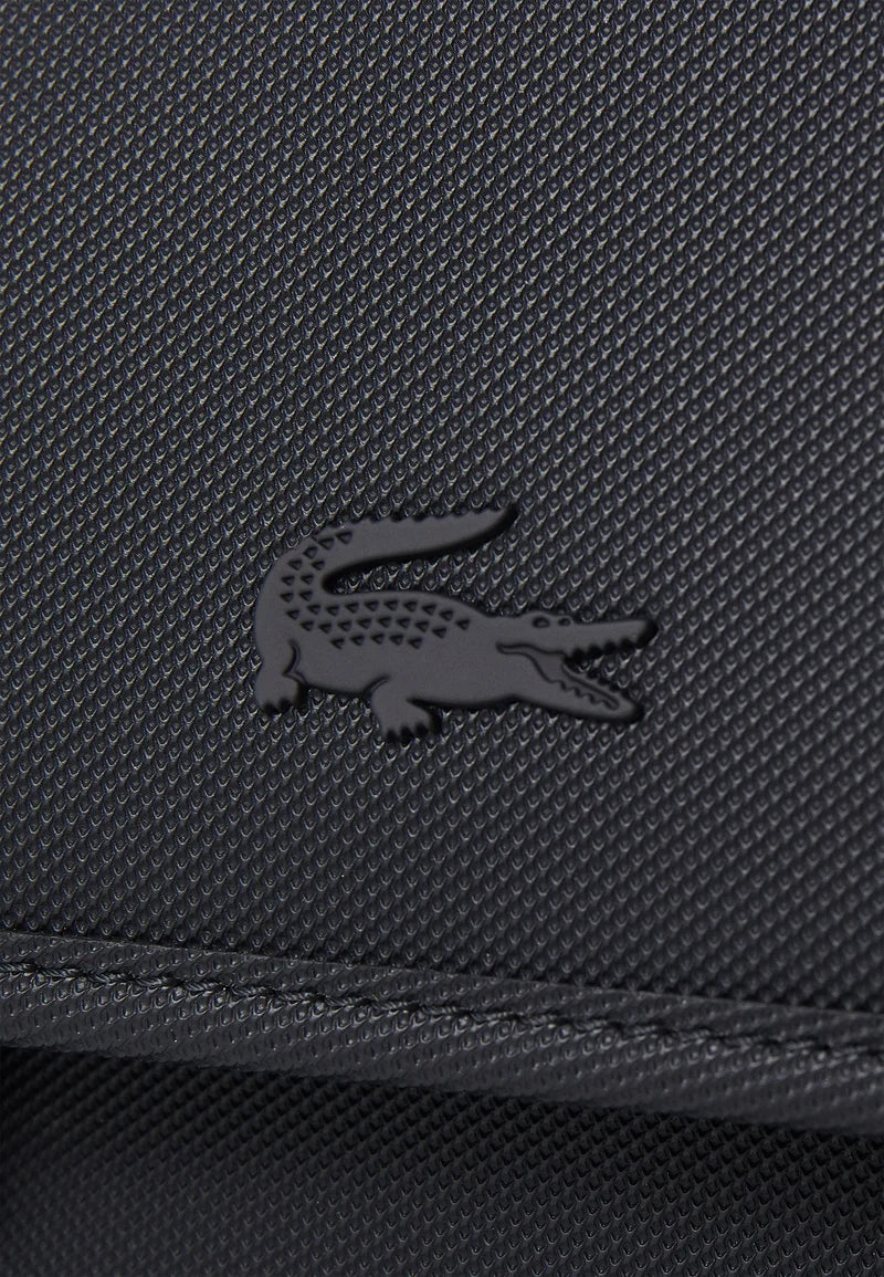 Monedero Lacoste Negro Con Caja