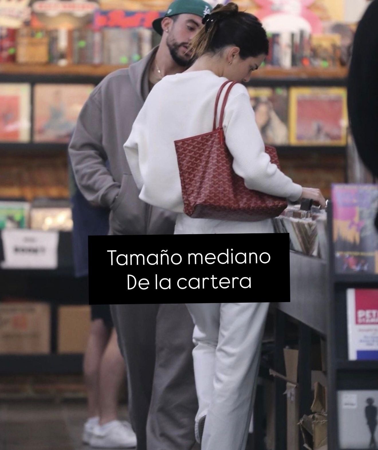 Cartera Goyard Mediana Negra Con Café Con Bolsa De Mano