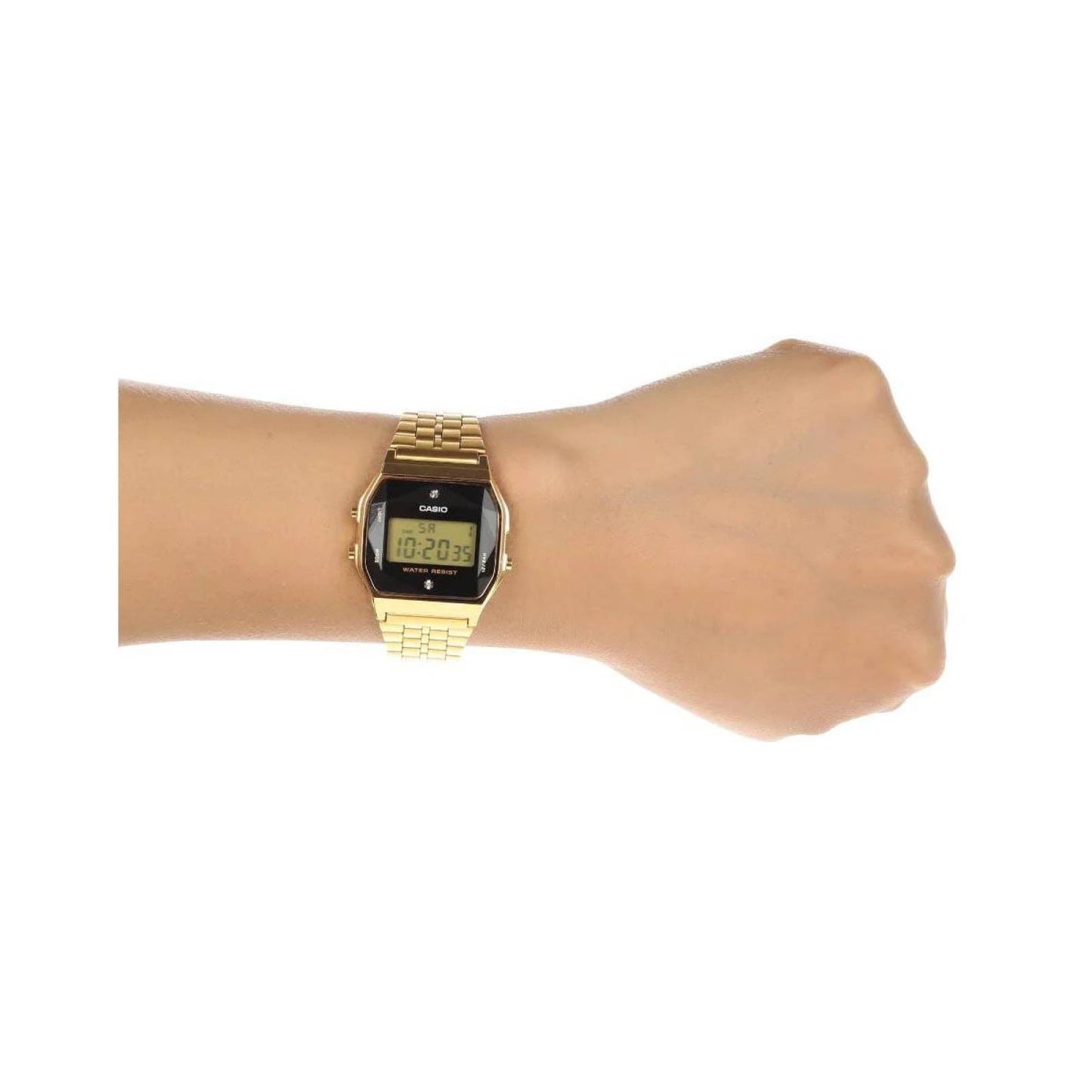 Reloj Casio Cuadrado Vintage Unisex Dorado