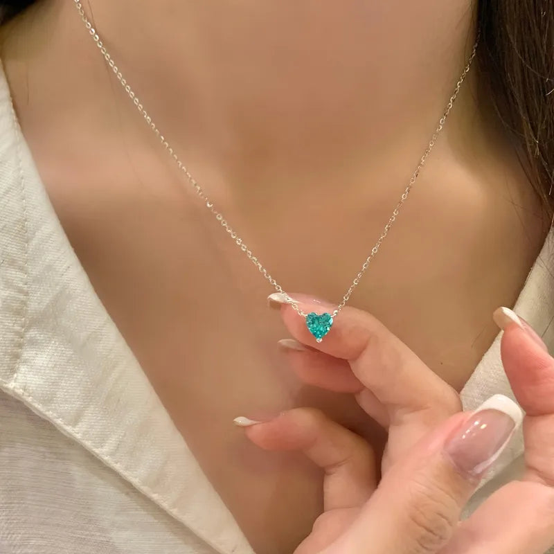 Set Pandora De Corazón Turquesa
