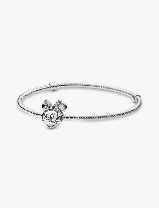 Pulsera Pandora Moments Retrato de Minnie Brillante