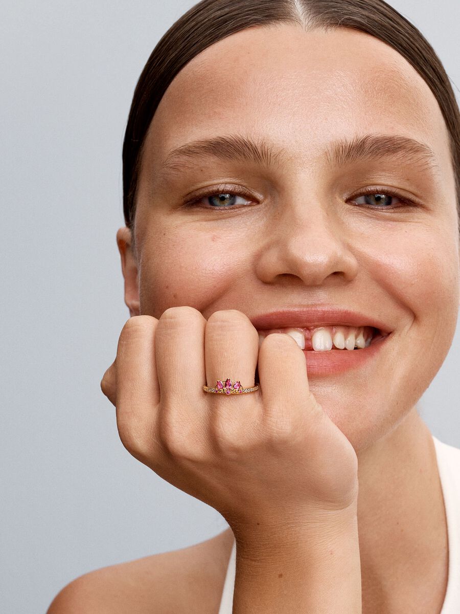 Anillo Pandora Princesa Rapunzel de Disney