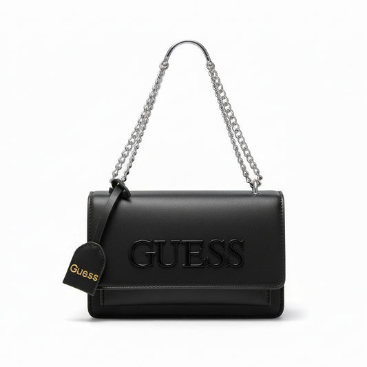Cartera Guess Cuadrada Negra