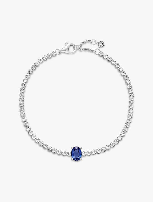 Pulsera Pandora De Pavé Brillante Azul