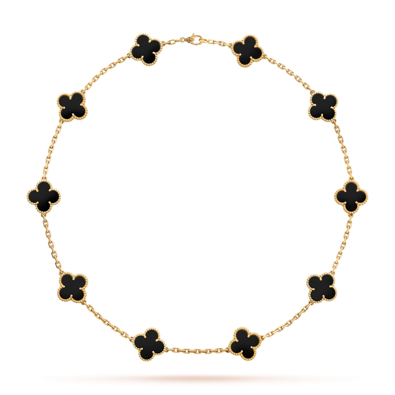 Collar Van cleef Vintage Alhambra Negro