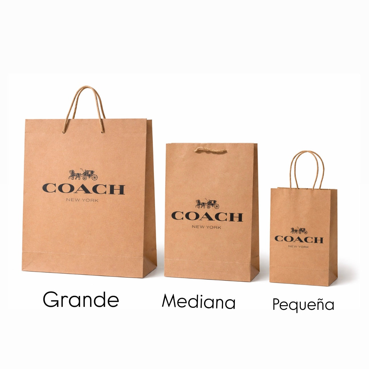 Bolsa De Regalo Para Empaque Coach Mediana