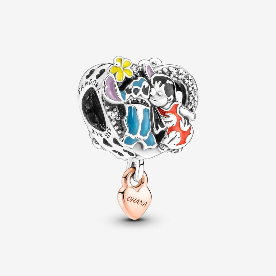 Charm Pandora Ohana Lilo y Stitch de Disney