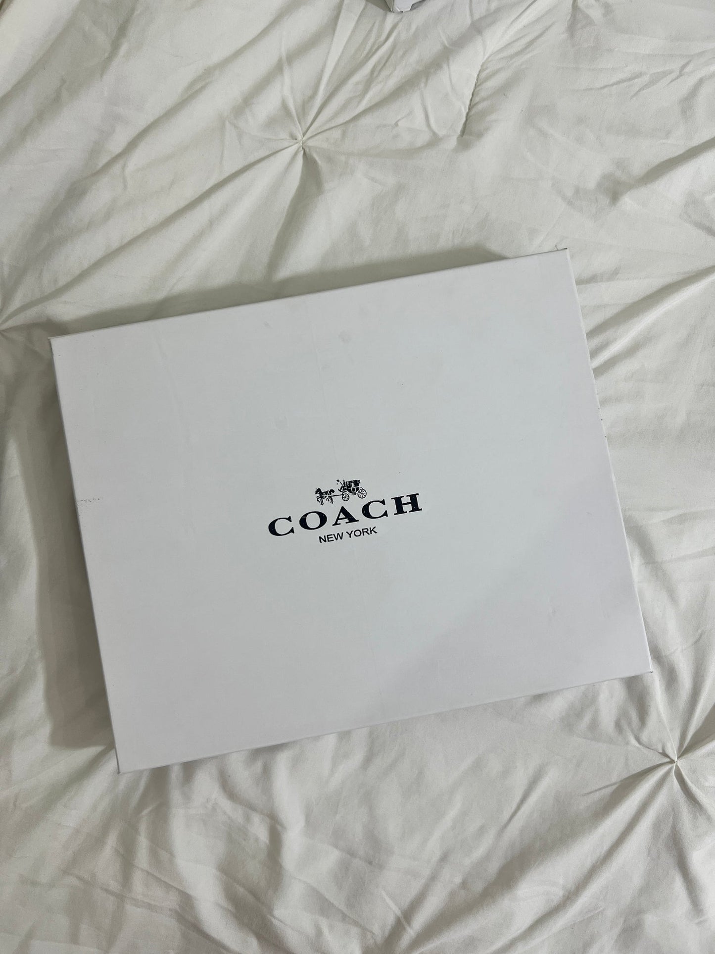 Set De Regalo De Cartera Coach Marrón de 3 Piezas Con Caja