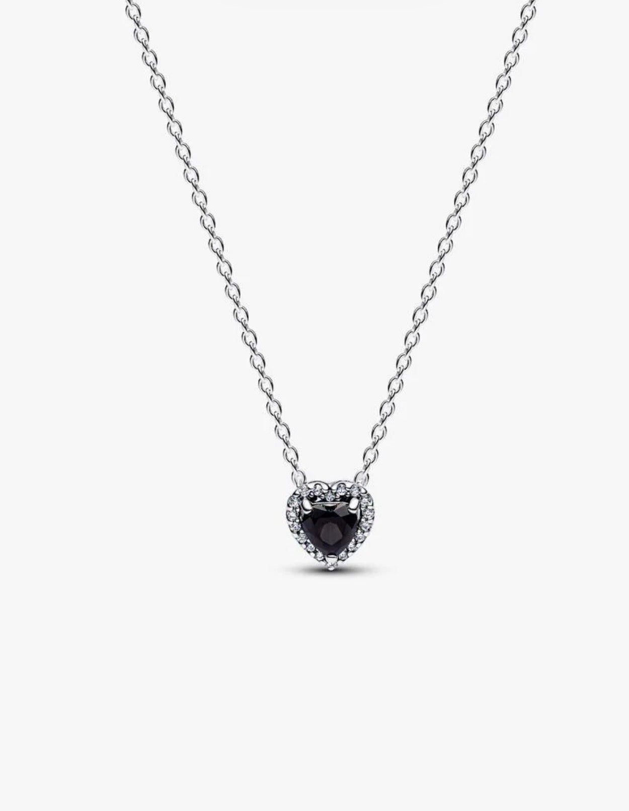 Collar Pandora Corazón Negro
