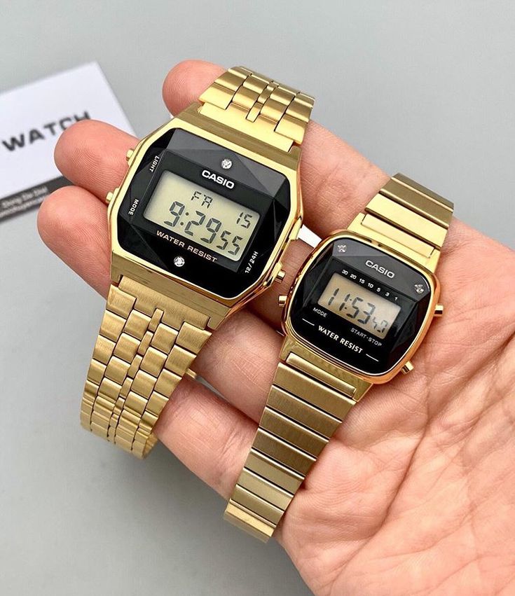 Reloj Casio Cuadrado Vintage Unisex Dorado