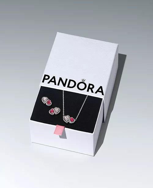 Set De Regalo Pandora doble corazón de el amor