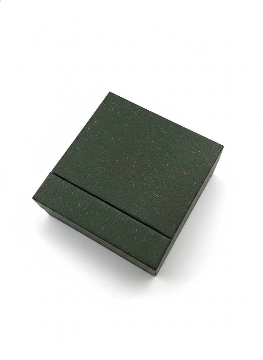 Caja de Regalo Verde Grande Estilo Van Cleef