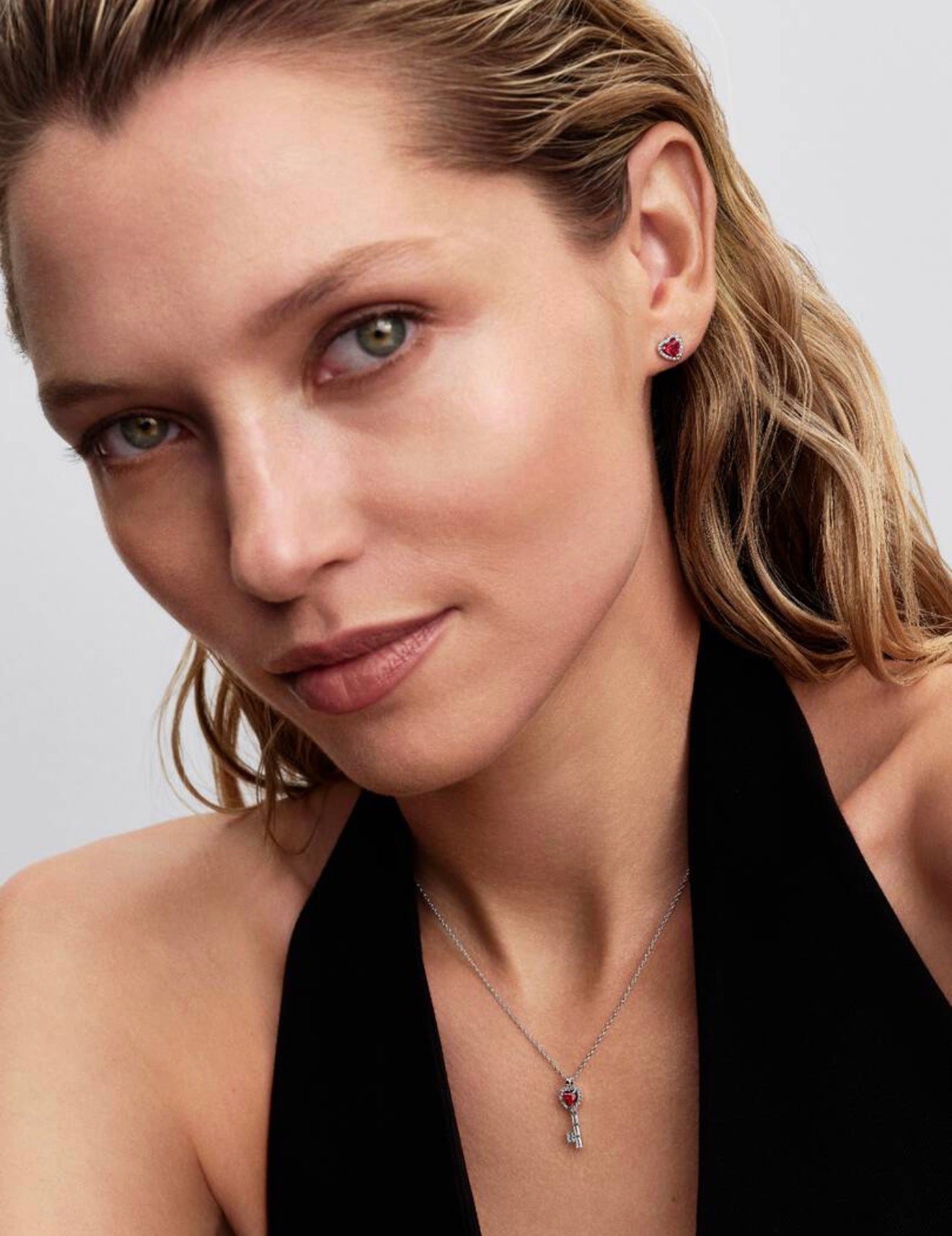 Collar Pandora Llave Corazón Elevado