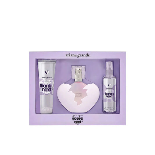 SET ARIANA GRANDE THANK U NEXT 2.0 EDP 100ML, BODY MIST 118ML, BODY LOTION 100ML